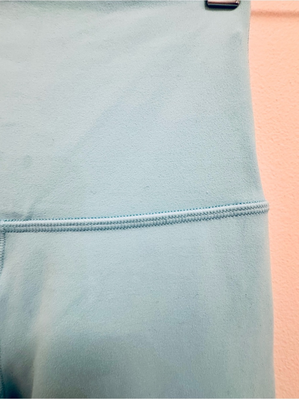 Lululemon High-Waist Light Blue Leggings - Picture 3 of 5